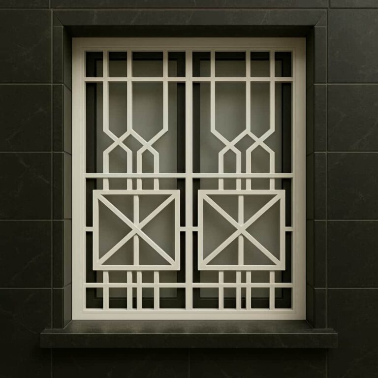 حفاظ پنجره مدل هندسی مدرن در ساری