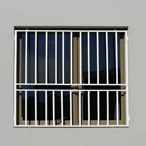 حفاظ پنجره دوجداره مدل ساده میله افقی در ساری