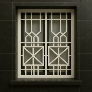 حفاظ پنجره مدل هندسی مدرن در ساری