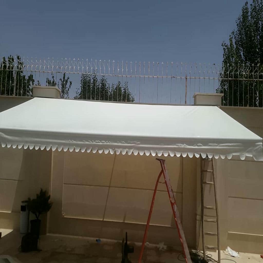 پوشش PVC در سایبان برقی در مازندران