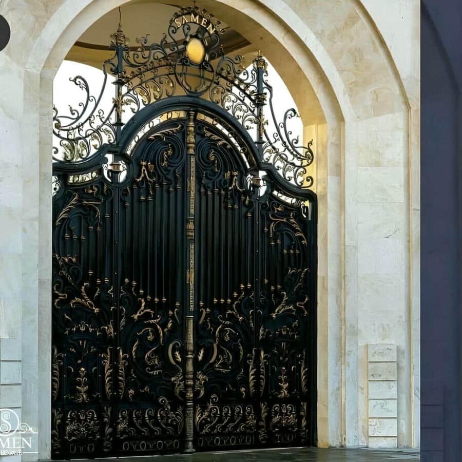 درب حیاط ویلایی فلزی در ساری