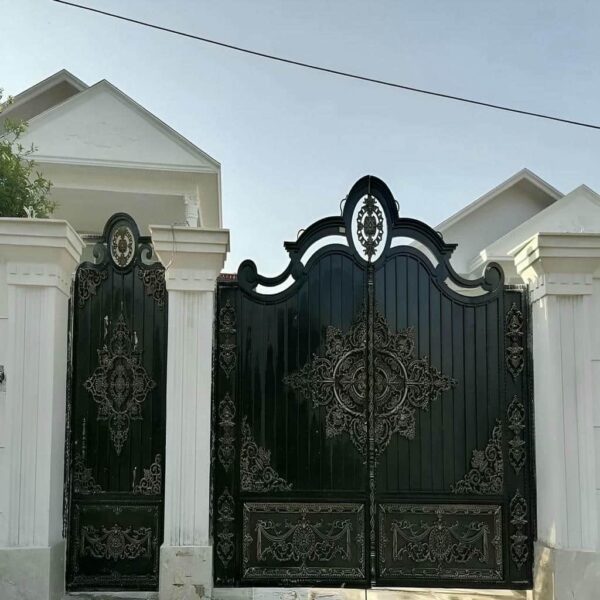 درب حیاط آهنی فلزی در ساری