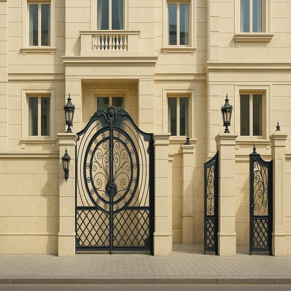 خرید درب فلزی دایره مصور هنری در ساری