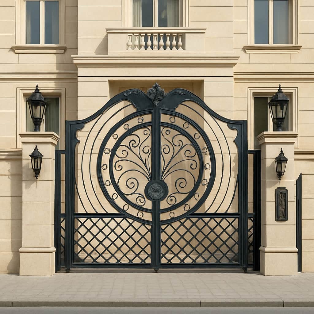 قیمت درب فلزی دایره مصور وزنی در ساری