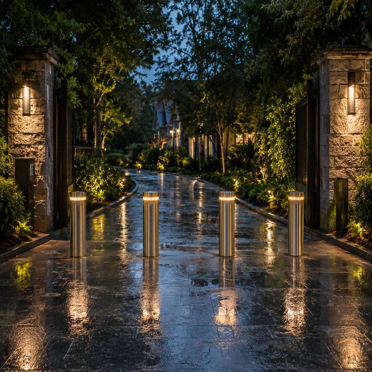 راهبند دستی ساری با بوم سبک در ورودی کم تردد راهبند دستی ساری با بوم سبک در ورودی کم تردد