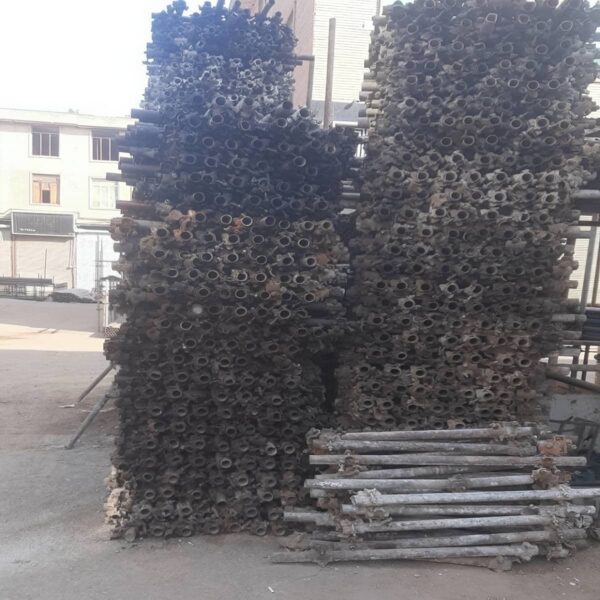 داربست ورزشی در ساری برای جایگاه موقت تماشاگر