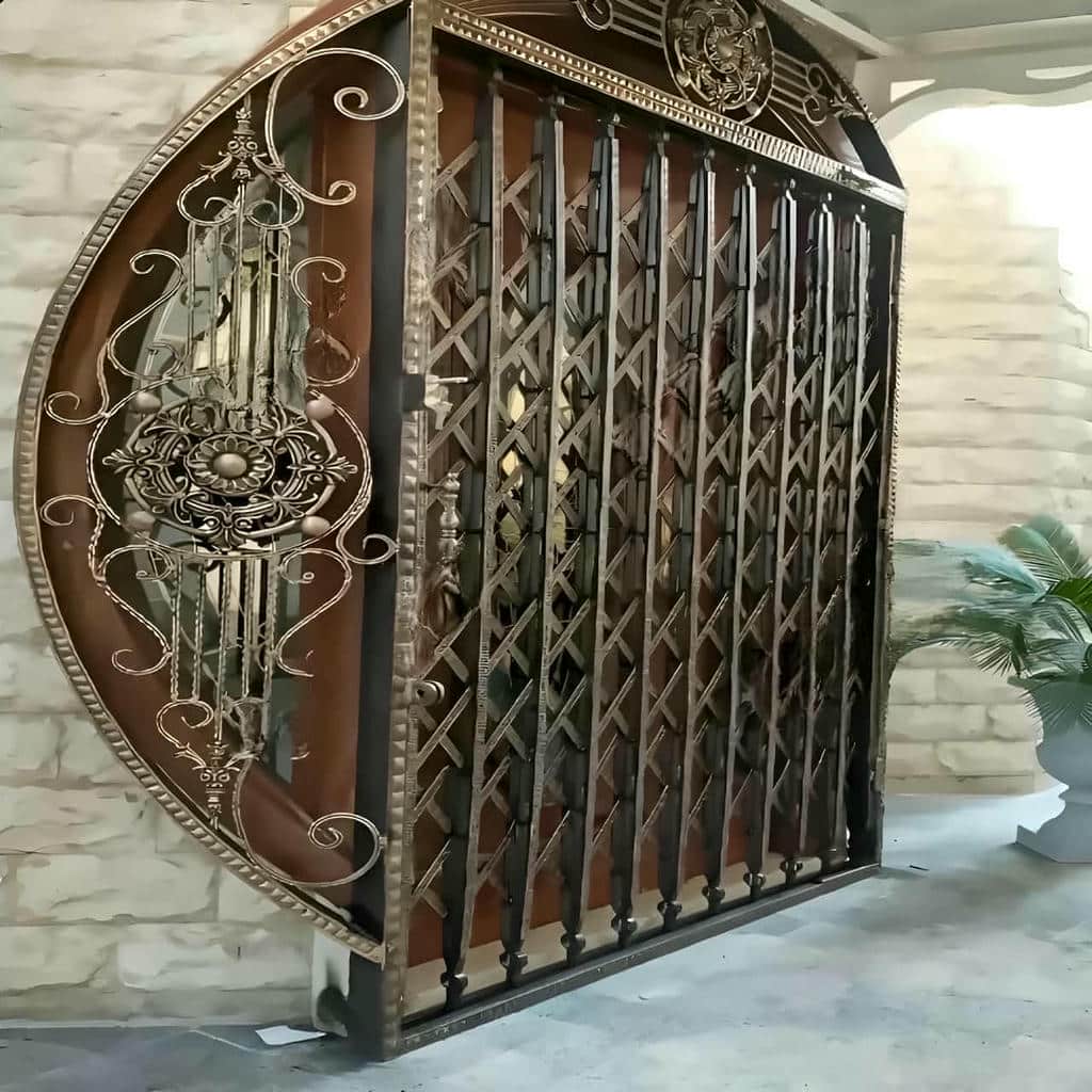 طرح حفاظ آکاردئونی قفل مخفی کتابی برای آپارتمان در ساری