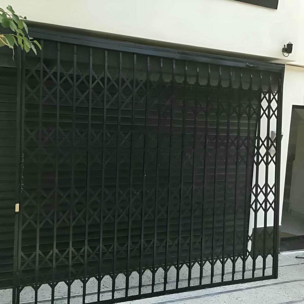 ساخت درب آکاردئونی قفل مخفی کتابی با پروفیل مناسب در ساری