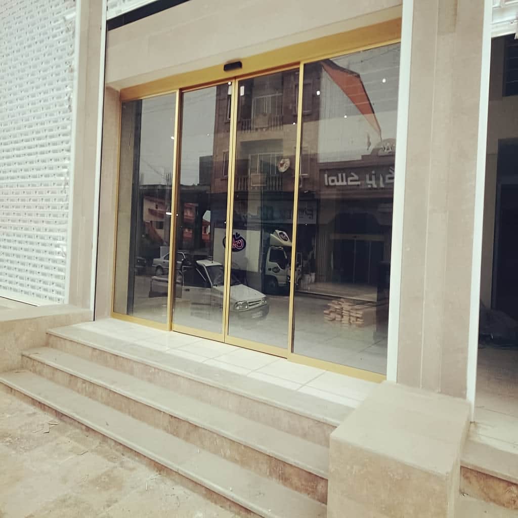 سفارش فریم آلومینیومی درب شیشه ای خودکار برای لابی در ساری سفارش فریم آلومینیومی درب شیشه ای خودکار برای لابی در ساری