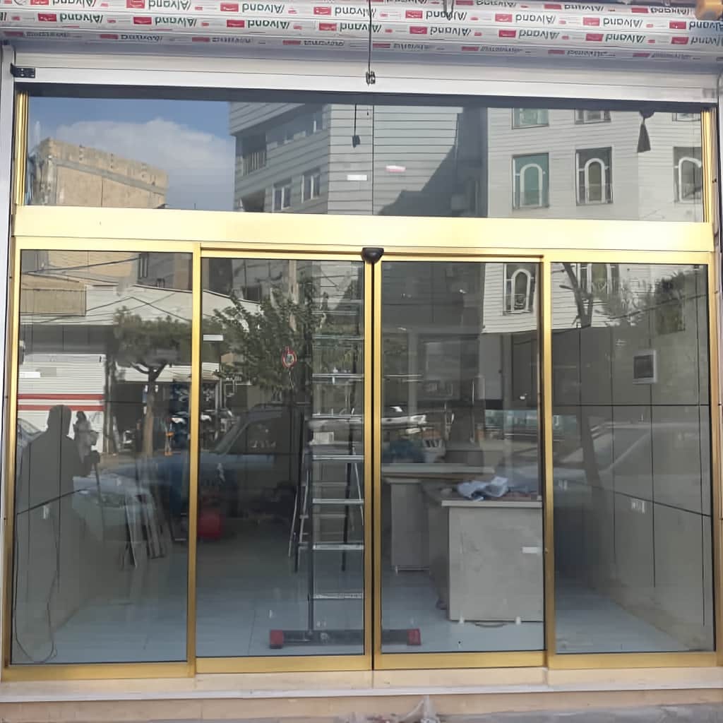 خرید درب اتوماتیک شیشه ای بیمارستانی تک لت در ساری خرید درب اتوماتیک شیشه ای بیمارستانی تک لت در ساری