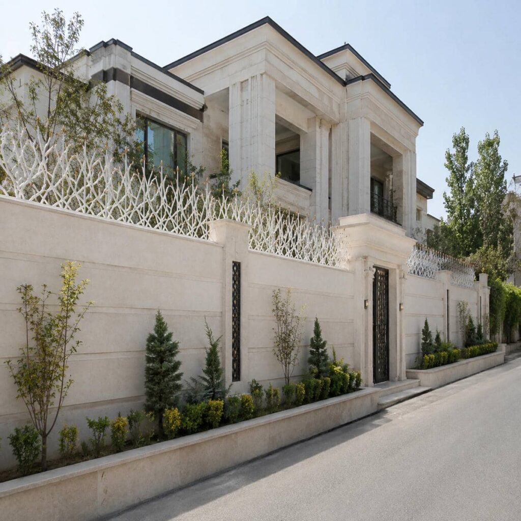 سفارش حفاظ شاخ گوزنی کلاسیک برای دیوار باغ در ساری