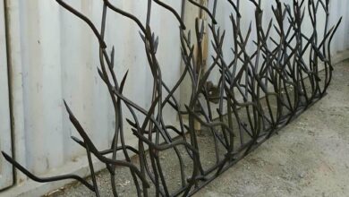 6 مدل حفاظ دیوار شاخ گوزنی میلگرد خمکاری در ساری