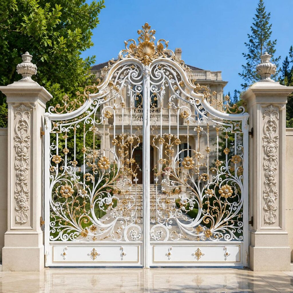 انتخاب درب آهنی برش لیزری هندسی برای ورودی در ساری انتخاب درب آهنی برش لیزری هندسی برای ورودی در ساری