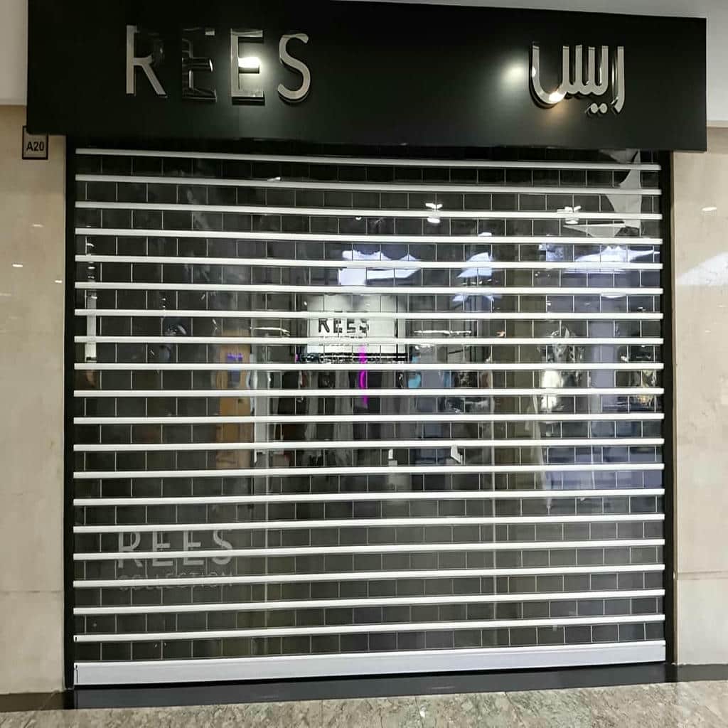 خرید درب کرکره ای مغازه صنعتی برای فروشگاه تجهیزات در ساری