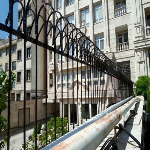 14 طرح حفاظ دیوار ویلایی مدرن طرح نیزه در ساری