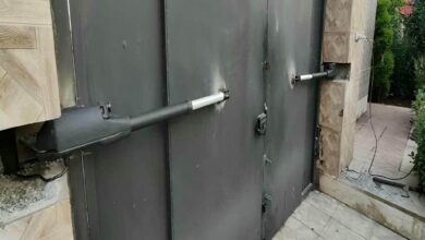 9 مدل جک درب پارکینگ لولایی شفت بلند در ساری