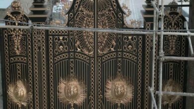 13 مدل درب پارکینگ لوکس ورودی ویلا در ساری