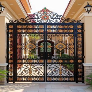 11 مدل درب حیاط بزرگ پارکینگ در ساری