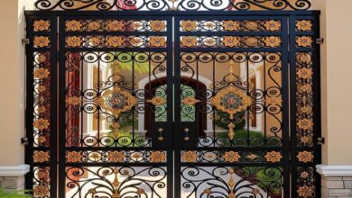 11 مدل درب حیاط بزرگ پارکینگ در ساری