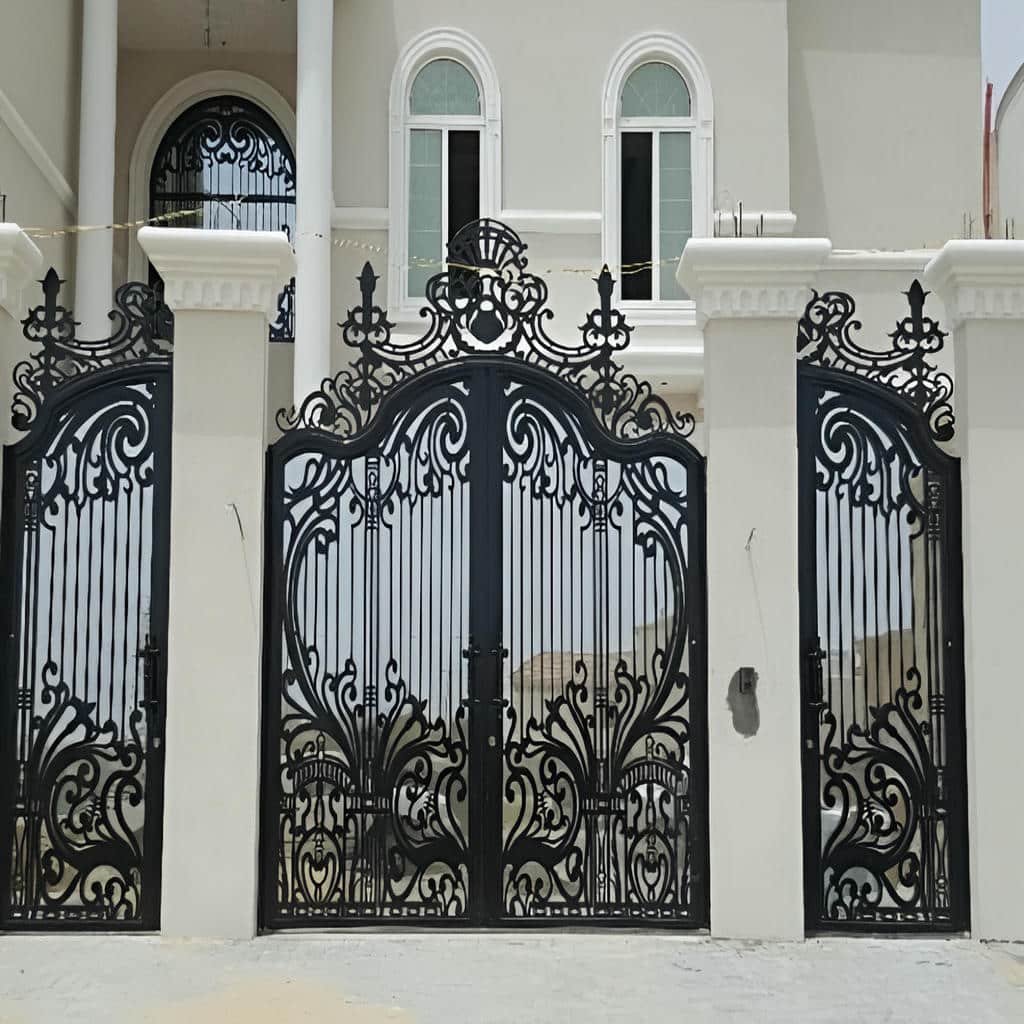 12 طرح درب ساختمان مدرن نمای سنگ در ساری