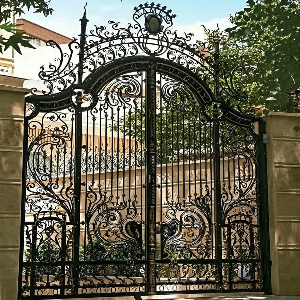 قیمت درب پارکینگ ویلایی دو لنگه سفارشی در ساری قیمت درب پارکینگ ویلایی دو لنگه سفارشی در ساری