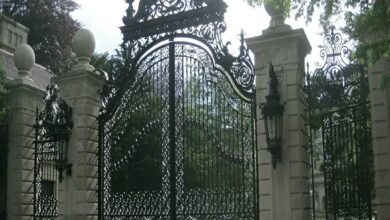 13 مدل درب ویلا مدرن نمای سنگی در ساری