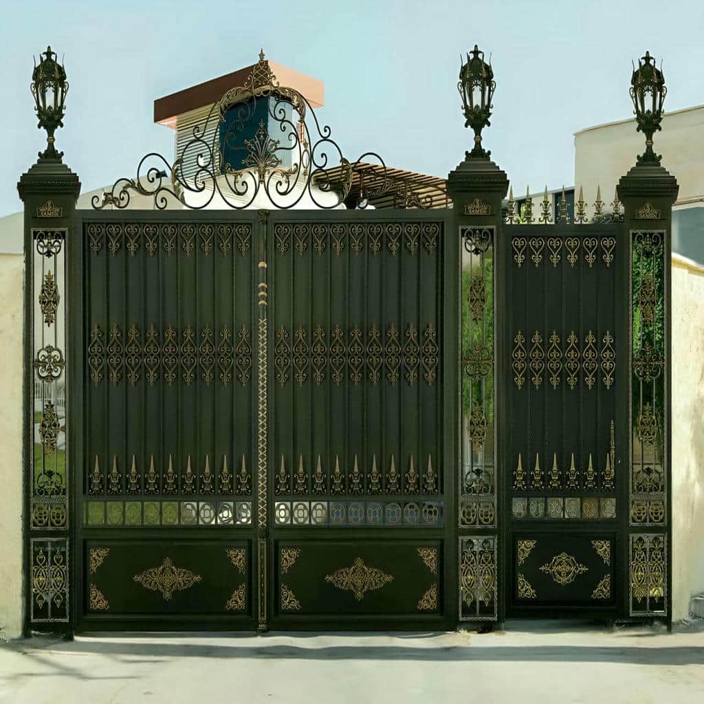 6 مدل درب باغ ویلایی قوسی در ساری