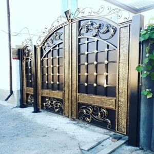11 مدل درب حیاط نمای آجری در ساری