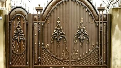 13 مدل درب ویلایی فرفورژه نمای رومی در ساری