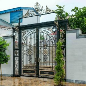 6 نمونه درب آهنی شیک ورودی حیاط در ساری