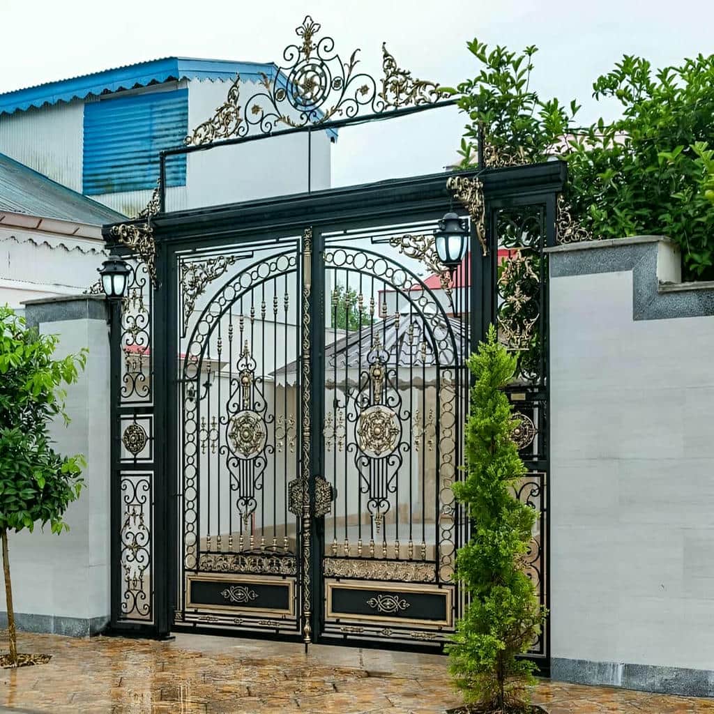 6 نمونه درب آهنی شیک ورودی حیاط در ساری