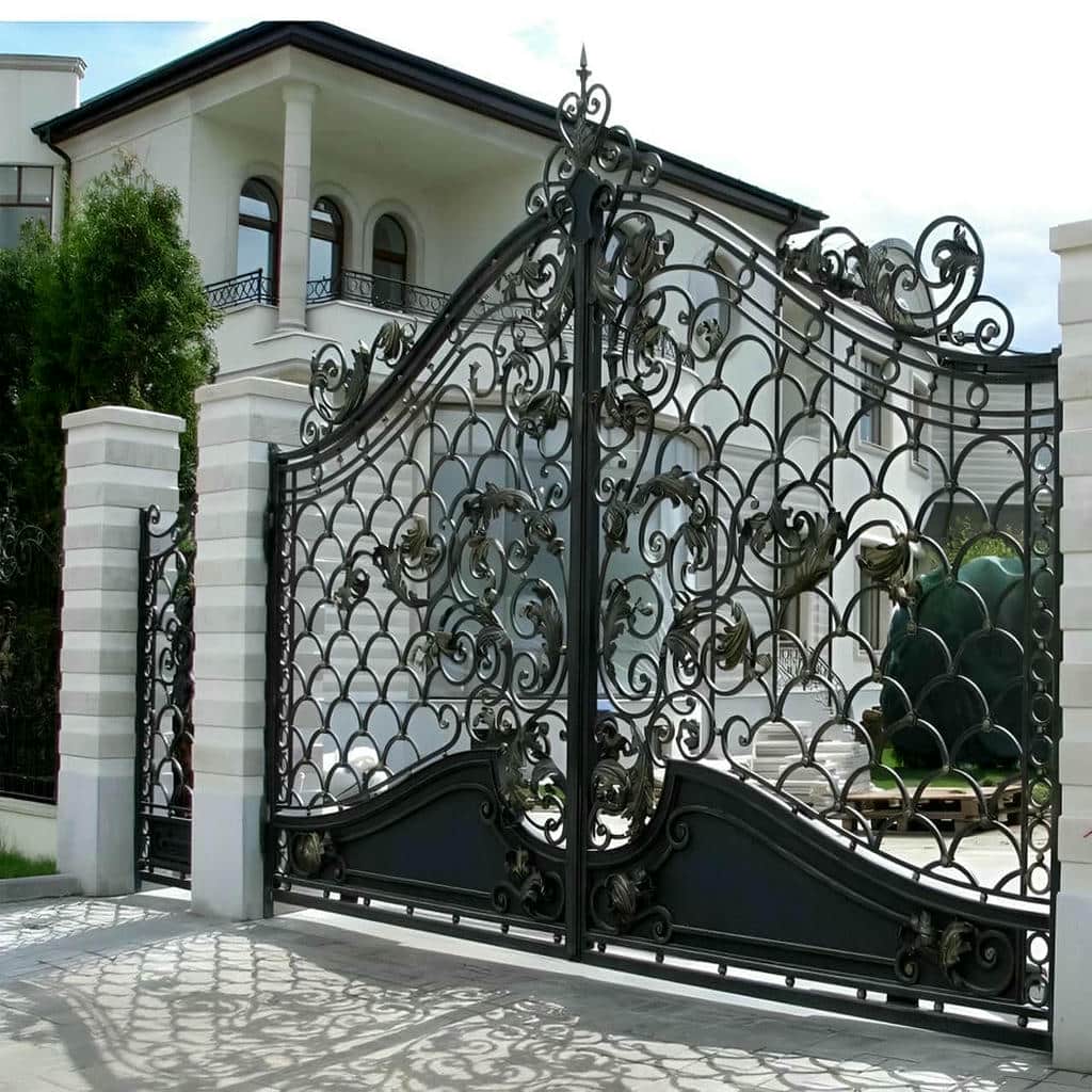 سفارش درب فلزی پارکینگ لولایی ستون دار در ساری