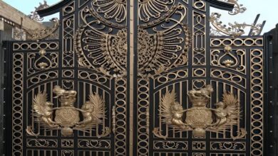 7 مدل درب پارکینگ عریض ماشین رو در ساری