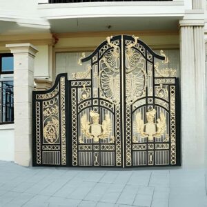 10 طرح درب پارکینگ ویلایی دو لنگه در ساری