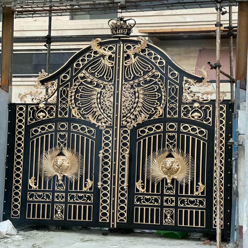 سفارش درب ویلایی قوسی مدرن خطی در ساری سفارش درب ویلایی قوسی مدرن خطی در ساری