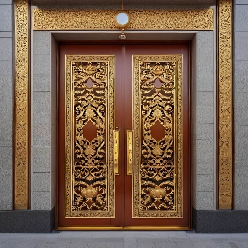 تولید درب حیاط ورودی جنوبی فرفورژه در ساری