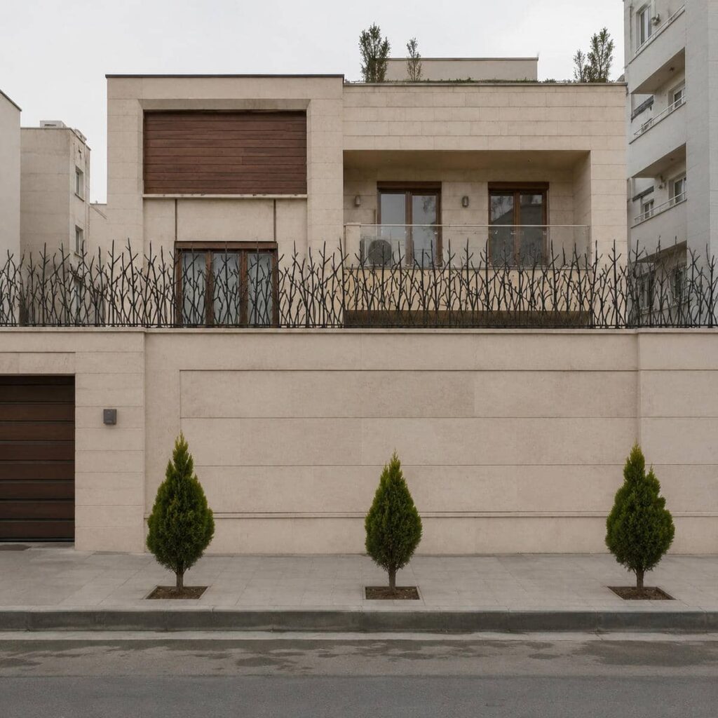 ساخت حفاظ روی دیوار باغ محوطه با طرح سفارشی در ساری ساخت حفاظ روی دیوار باغ محوطه با طرح سفارشی در ساری