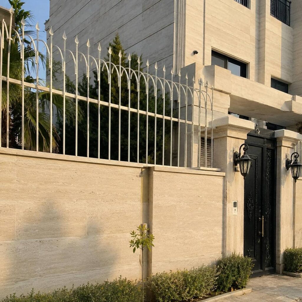 ساخت حفاظ دیوار کوتاه حیاط سفارشی در ساری