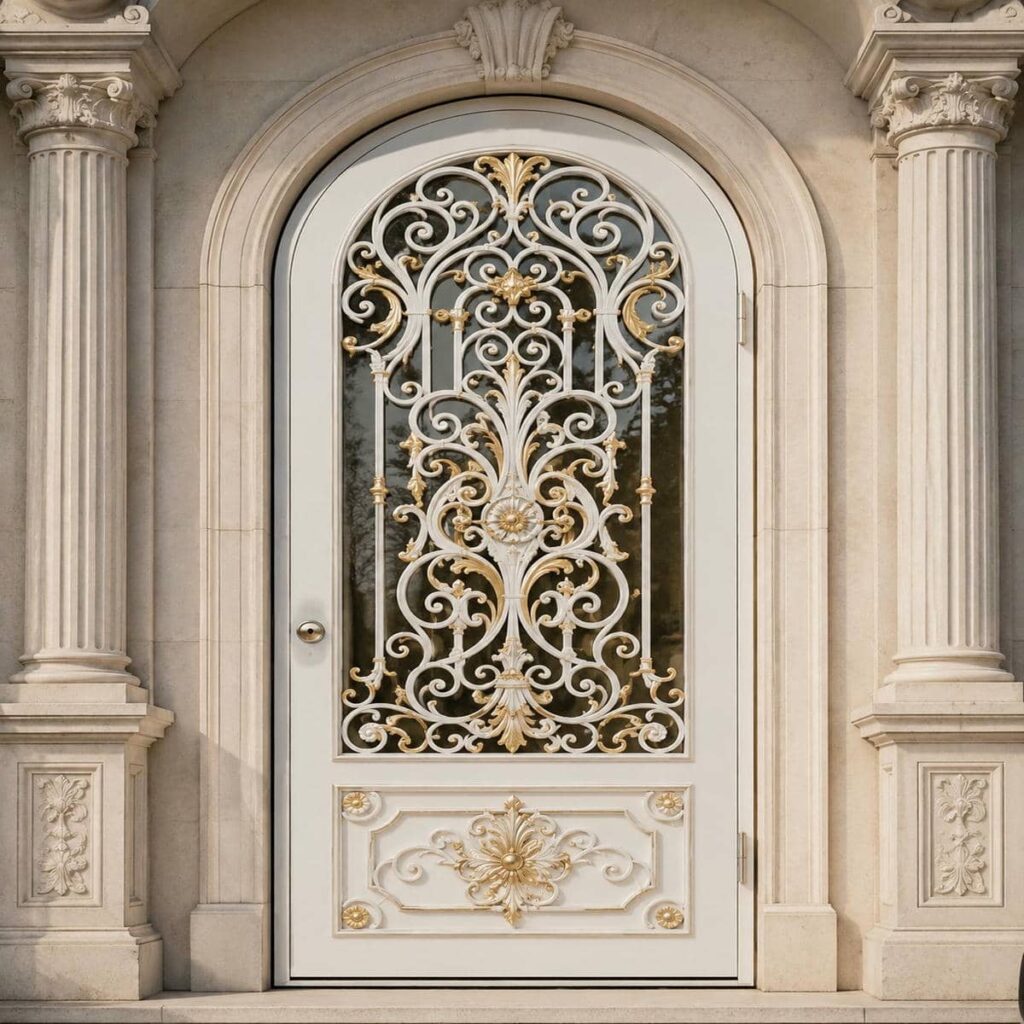 خرید درب فلزی حیاط کوچک نفررو CNC در ساری