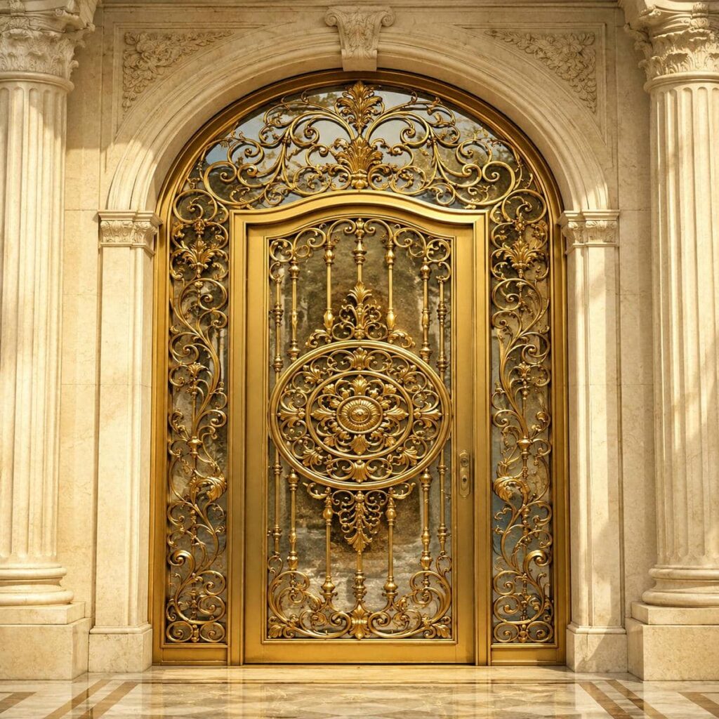 نصب درب حیاط کوچک نفررو مدرن در ساری