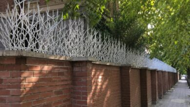8 مدل حفاظ دیوار آهنی رنگ کوره در ساری