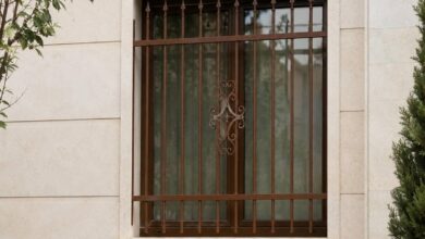 7 مدل حفاظ پنجره ضد سرقت میله عمودی در ساری