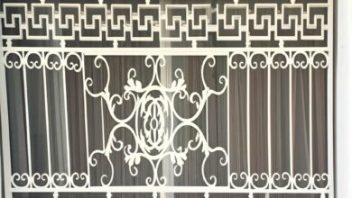13 مدل نرده پنجره فلزی شاسی دار در ساری