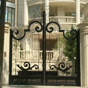 9 طرح درب پارکینگ سنگین شاسی دوبل در ساری