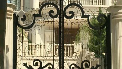 9 طرح درب پارکینگ سنگین شاسی دوبل در ساری