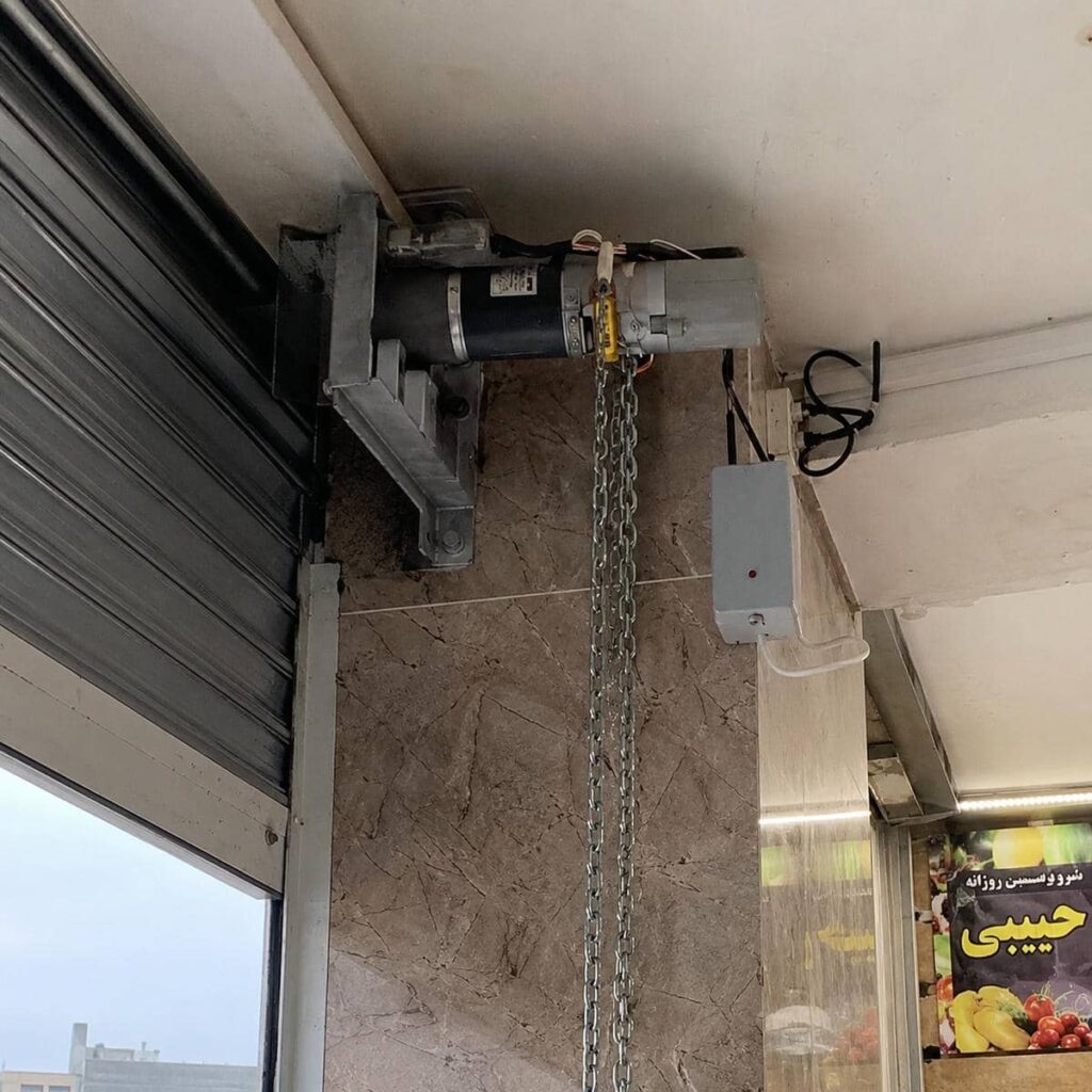 کرکره فولادی سیستم برق اضطراری