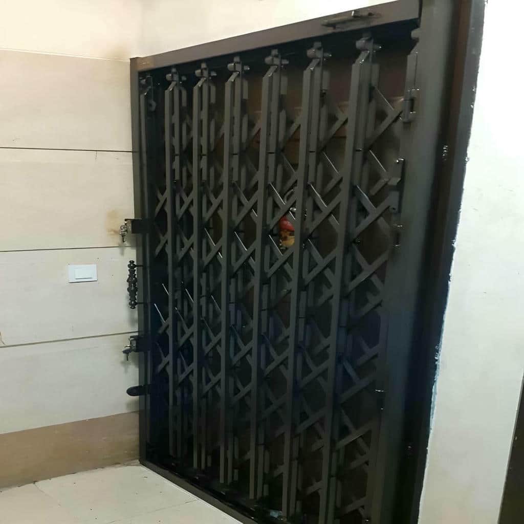 درب آکاردئونی طرح دار باغ درب آکاردئونی طرح دار باغ