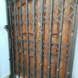 حفاظ کشویی ساری با نمای فلزی جمع شونده