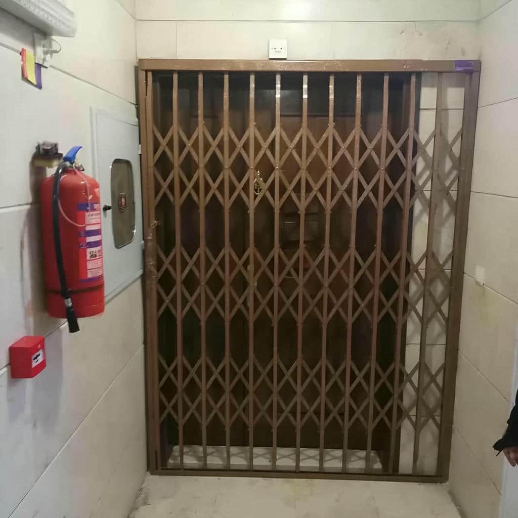 ساختار فلزی حفاظ جمع شونده