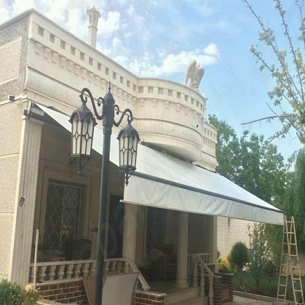 سایبان اتوماتیک ساری نمای فروشگاهی